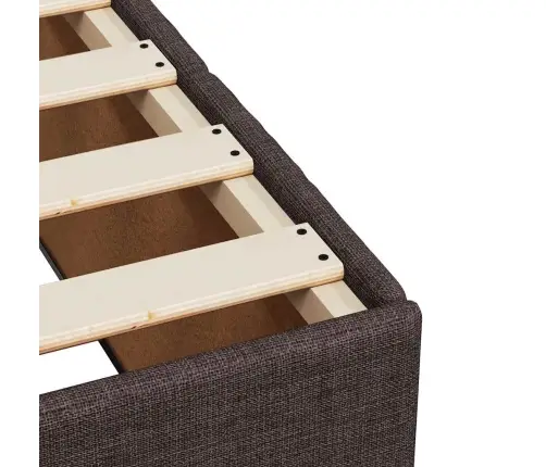 Kontinentaalvoodi Madratsiga, Tumepruun, 140X190 cm Kangas