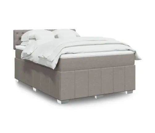 Kontinentaalvoodi Madratsiga, Pruunikashall, 140X200 cm Kangas