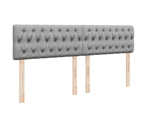 Lova Su Spyruoklėmis Ir Čiužiniu, Pilka, 180X200cm Audinys