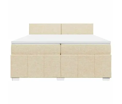 Kontinentaalvoodi Madratsiga, Kreemjas, 200X200 cm Kangas