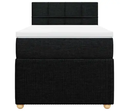 Kontinentaalvoodi Madratsiga, Must, 80X200 cm Kangas