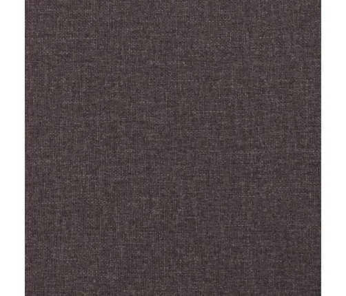 Atsperu Gulta Ar Matraci, Tumši Brūna, 90X190 Cm, Audums Vidaxl