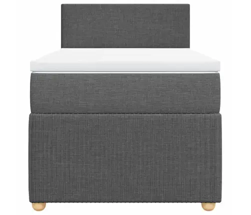 Kontinentaalvoodi Madratsiga, Tumehall, 100X200 cm Kangas