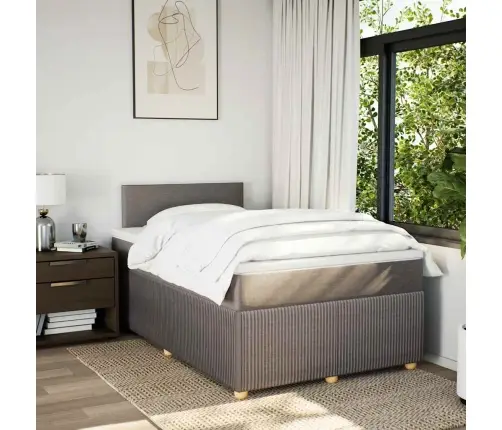 Kontinentaalvoodi Madratsiga, Pruunikashall, 120X200 cm Kangas