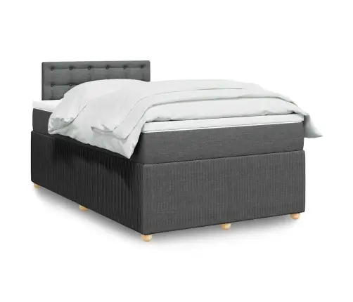 Kontinentaalvoodi Madratsiga, Tumehall, 120X200 cm Kangas