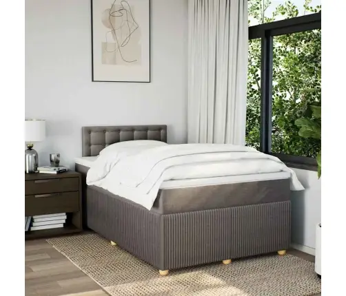 Kontinentaalvoodi Madratsiga, Pruunikashall, 120X200 cm Kangas