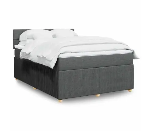 Kontinentaalvoodi Madratsiga, Tumehall, 160X200 cm Kangas