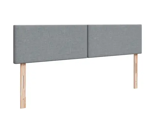 Kontinentaalvoodi Madratsiga, Helehall, 200X200 cm Kangas