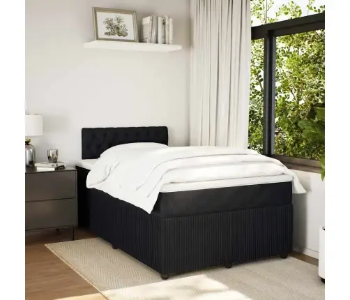 Kontinentaalvoodi Madratsi, Must, 120X190 cm Samet