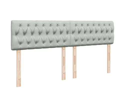 Kontinentaalvoodi Madratsiga, Helehall, 200X200 cm Samet