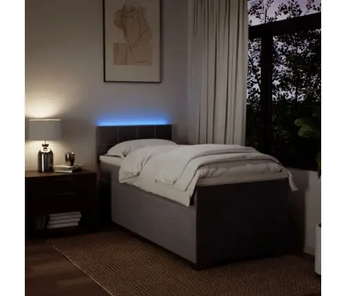 Kontinentaalvoodi Madratsiga, Pruunikashall, 90X190 cm Kangas