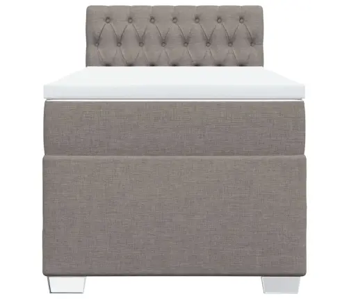 Kontinentaalvoodi Madratsiga, Pruunikashall, 90X190 cm Kangas