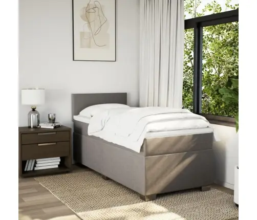 Kontinentaalvoodi Madratsiga, Pruunikashall, 100X200 cm Kangas