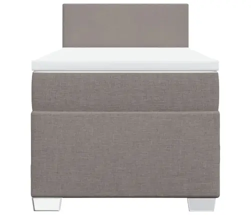 Kontinentaalvoodi Madratsiga, Pruunikashall, 100X200 cm Kangas