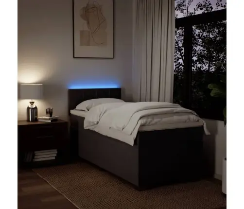 Kontinentaalvoodi Madratsiga, Tumepruun, 100X200 cm Kangas