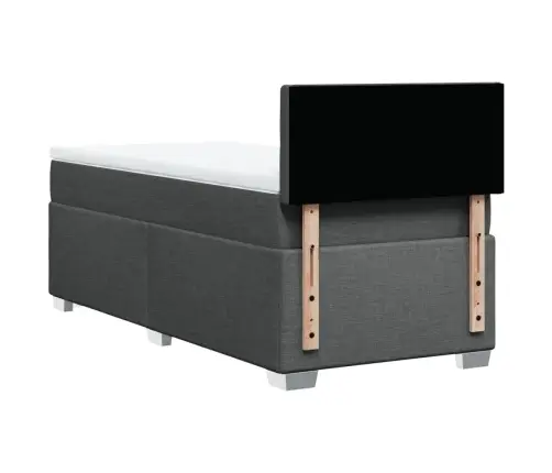 Kontinentaalvoodi Madratsiga, Tumehall, 100X200 cm Kangas