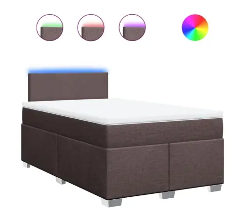 Kontinentaalvoodi Madratsiga, Tumepruun, 120 X 190 cm Kangas