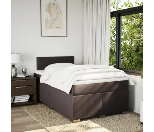 Kontinentaalvoodi Madratsiga, Tumepruun, 120 X 190 cm Kangas