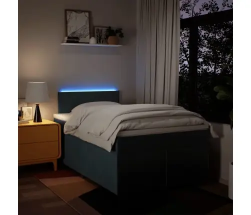 Kontinentaalvoodi Madratsiga, Sinine, 120X200 cm Kangas