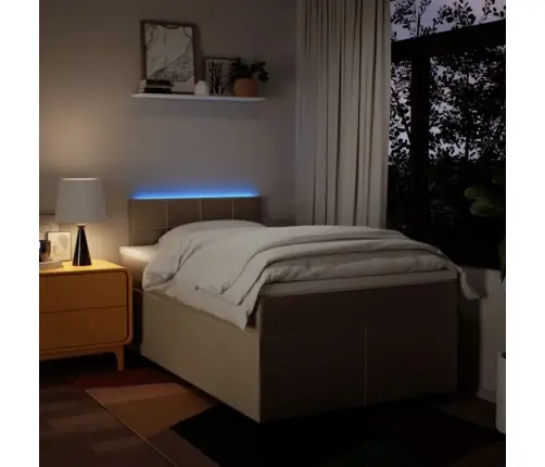 Kontinentaalvoodi Madratsiga, Kreemjas, 120X200 cm Kangas