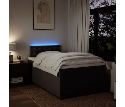 Kontinentaalvoodi Madratsiga, Tumepruun, 120X200 cm Kangas