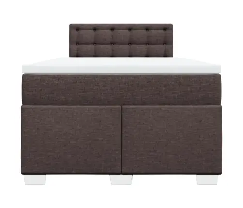 Kontinentaalvoodi Madratsiga, Tumepruun, 120X200 cm Kangas