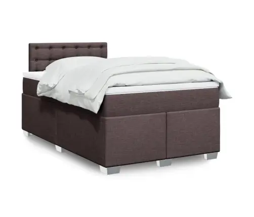 Kontinentaalvoodi Madratsiga, Tumepruun, 120X200 cm Kangas