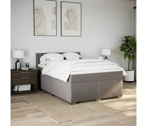 Kontinentaalvoodi Madratsiga, Pruunikashall, 140X190 cm Kangas