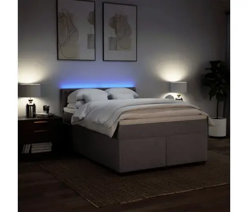 Kontinentaalvoodi Madratsiga, Pruunikashall, 140X190 cm Kangas