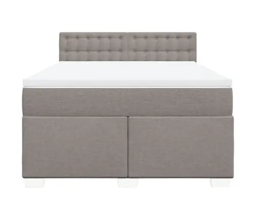 Kontinentaalvoodi Madratsiga, Pruunikashall, 140X200 cm Kangas