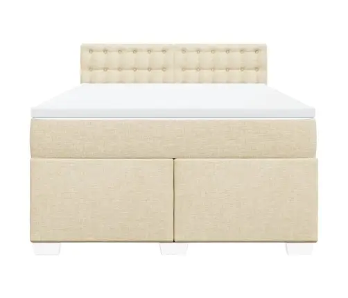 Kontinentaalvoodi Madratsiga, Kreemjas, 140X200 cm Kangas