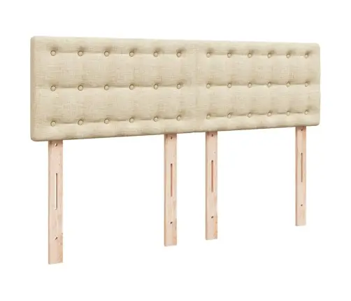 Kontinentaalvoodi Madratsiga, Kreemjas, 160X200 cm Kangas