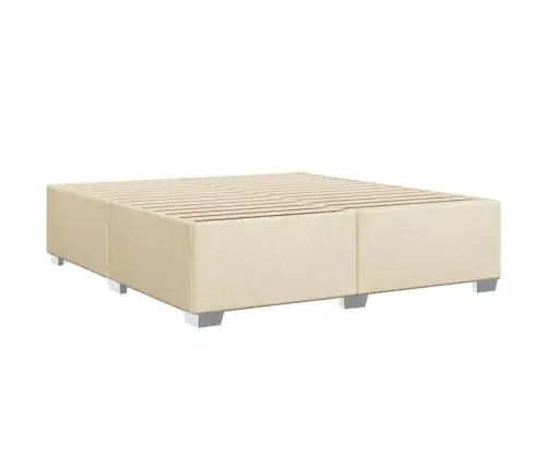 Kontinentaalvoodi Madratsiga, Kreemjas, 180X200 cm Kangas
