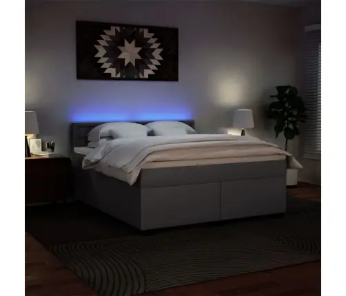 Kontinentaalvoodi Madratsiga, Hall, 180X200 cm Kunstnahk