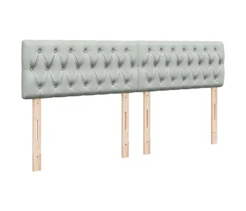 Atsperu Gulta Ar Matraci, Gaiši Pelēka Samts, 180X200 Cm Vidaxl