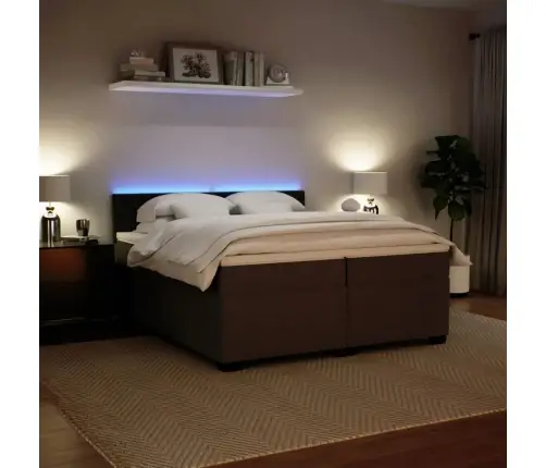 Kontinentaalvoodi Madratsiga, Helehall, 200X200 cm Samet