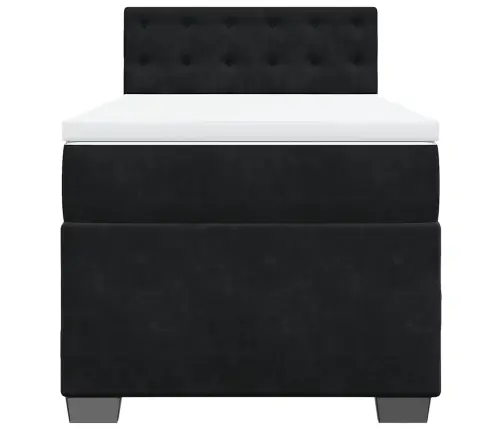 Kontinentaalvoodi Koos Madratsiga, Must, Samet