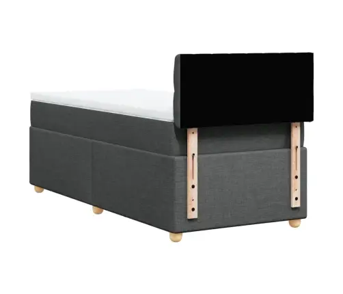 Kontinentaalvoodi Madratsiga, Tumehall, 80X200 cm Kangas