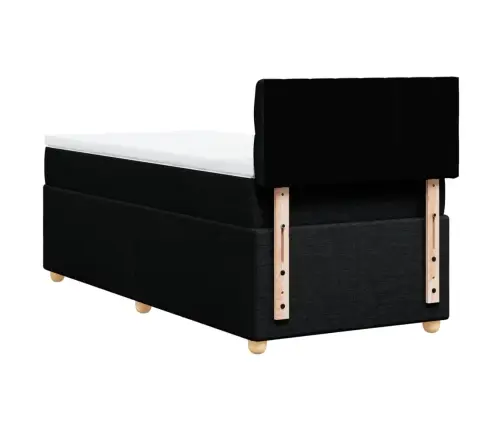 Kontinentaalvoodi Madratsiga, Must, 80X200 cm Kangas