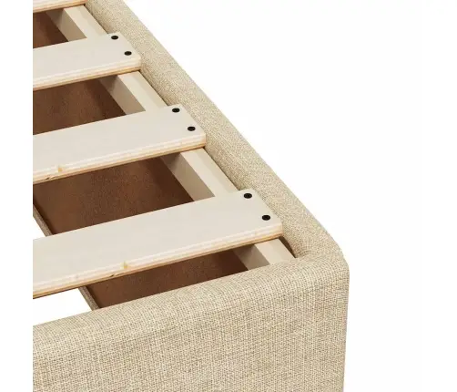 Kontinentaalvoodi Madratsiga, Kreemjas, 80X200 cm Kangas