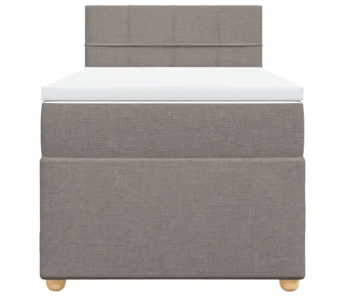 Kontinentaalvoodi Madratsiga, Pruunikashall, 90X190 cm Kangas