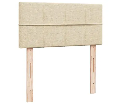 Kontinentaalvoodi Madratsiga, Kreemjas, 90X200 cm Kangas