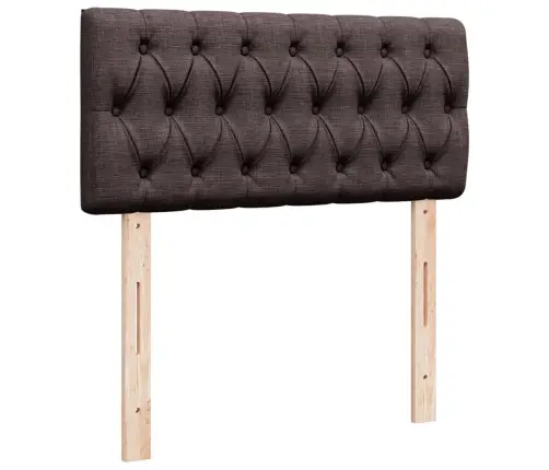 Kontinentaalvoodi Madratsiga, Tumepruun, 100X200 cm Kangas