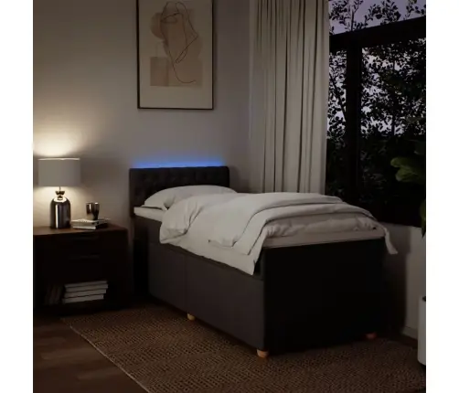 Kontinentaalvoodi Madratsiga, Tumepruun, 100X200 cm Kangas