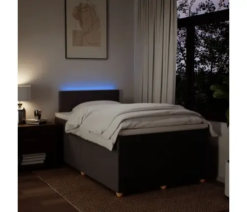 Kontinentaalvoodi Madratsiga, Tumepruun, 120 X 190 cm Kangas