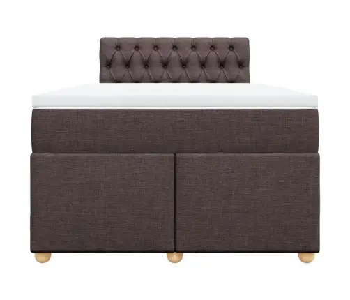 Kontinentaalvoodi Madratsiga, Tumepruun, 120 X 190 cm Kangas