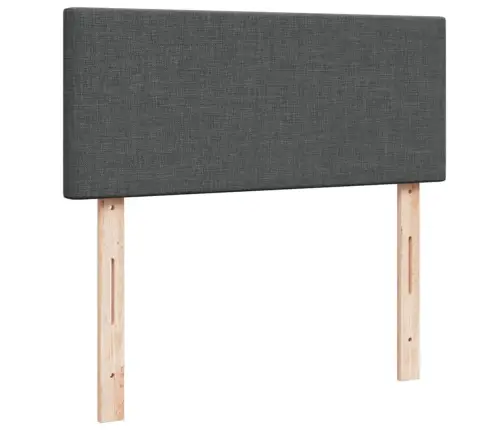 Kontinentaalvoodi Madratsiga, Tumehall, 120X200 cm Kangas