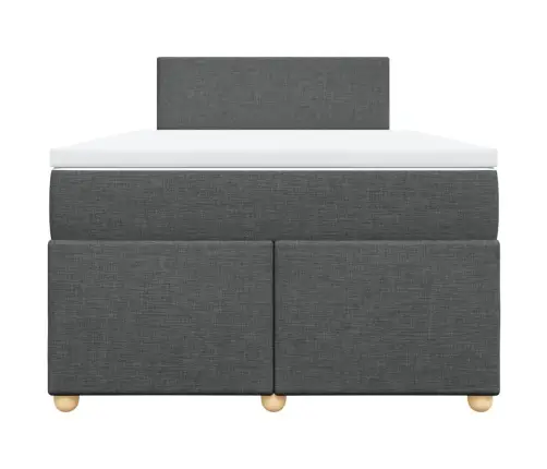 Kontinentaalvoodi Madratsiga, Tumehall, 120X200 cm Kangas