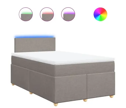 Kontinentaalvoodi Madratsiga, Pruunikashall, 120X200 cm Kangas