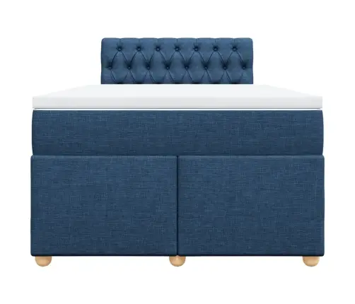 Kontinentaalvoodi Madratsiga, Sinine, 120X200 cm Kangas